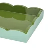 Addison Ross - Dienblad Scalloped - Eau de Nill/Khaki - 28x20 cm