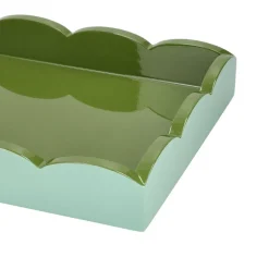 Addison Ross - Dienblad Scalloped - Eau de Nill/Khaki - 28x20 cm