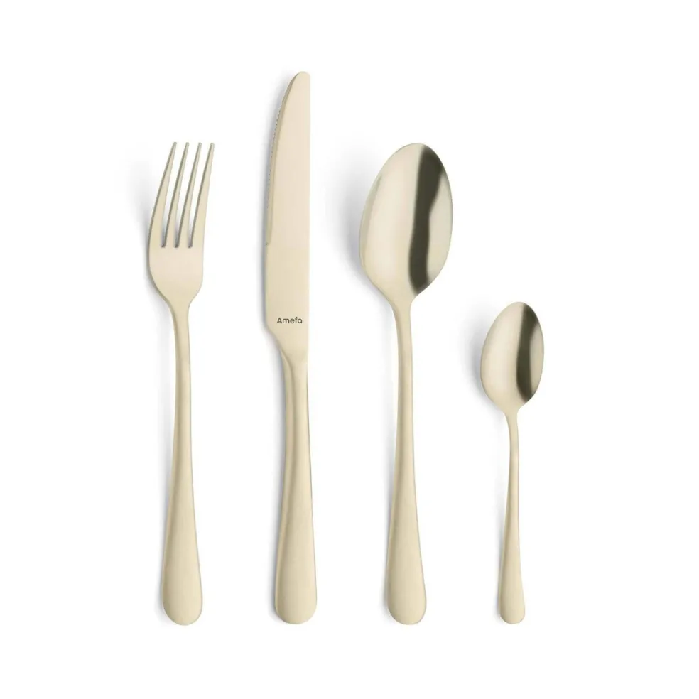 Amefa - Austin 24-delige Bestekset 6 Personen - Mat Champagne