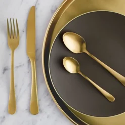 Amefa - Austin 24-delige Bestekset 6 Personen - Mat Goud