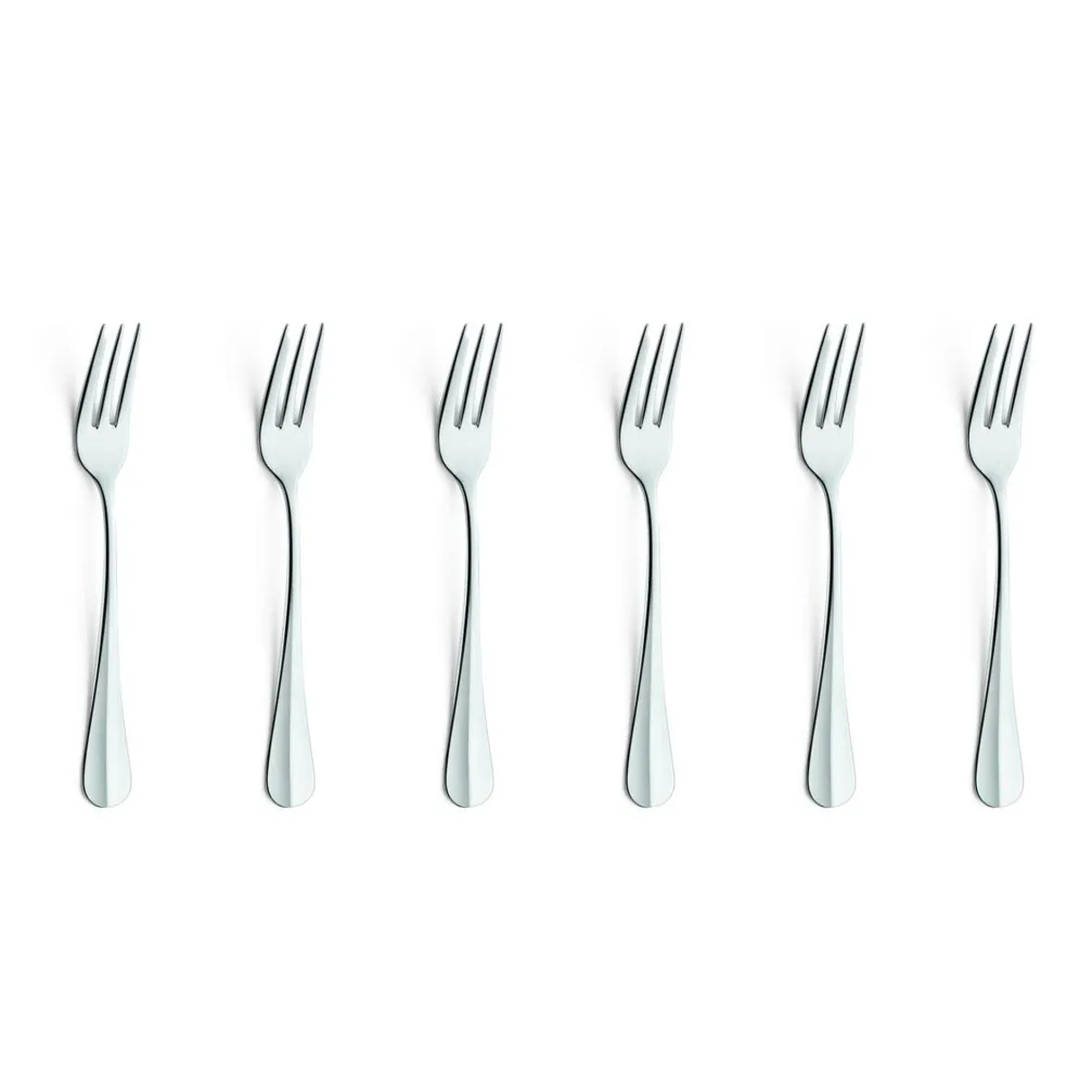 Amefa - Baguette 6 Gebaksvorkjes - Zilver