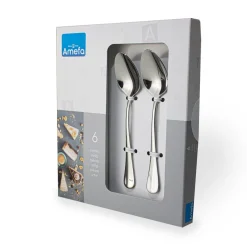 Amefa - Baguette 6 Koffielepels - Zilver