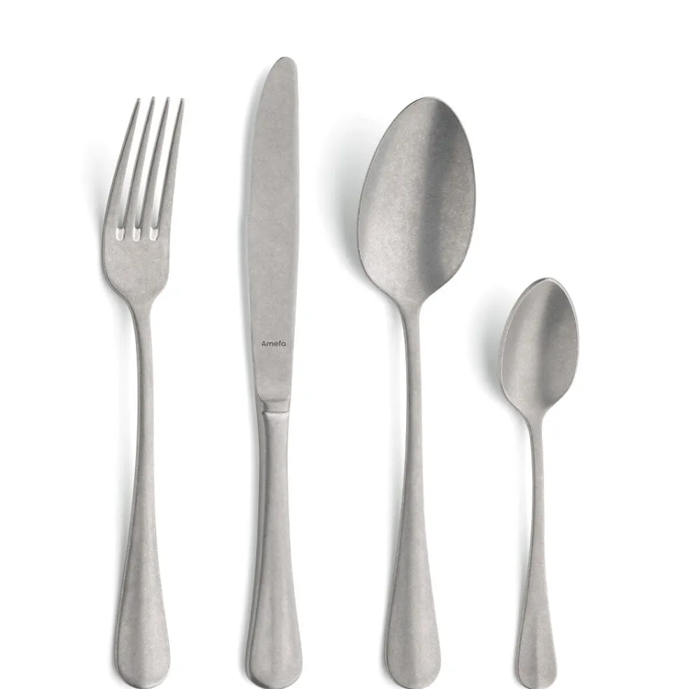 Amefa - Baguettte 24-delige Bestekset 6 personen Stonewash - in luxe kist