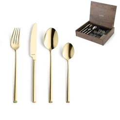 Amefa - Metropole 24-delige Bestekset - Goud