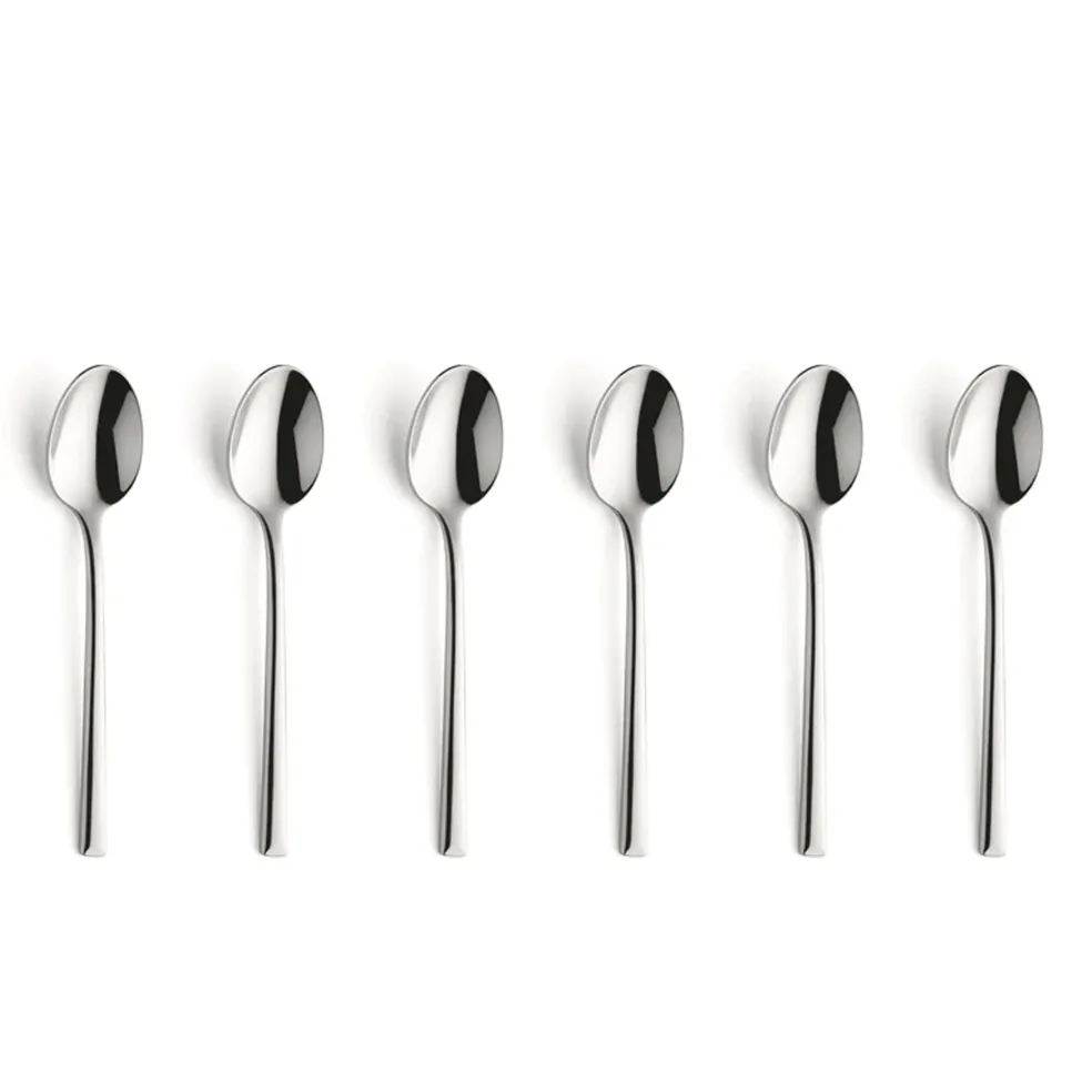 Amefa - Metropole 6 Theelepels - Zilver