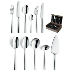 Amefa - Moderno 78-delige Bestekset 12 Personen Hoogglans - in luxe kist