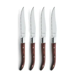 Amefa - Royal Steak 4 Steakmessen - Maroon Brown