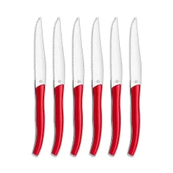 Amefa - Sky Lag 6 Steakmessen - Rood