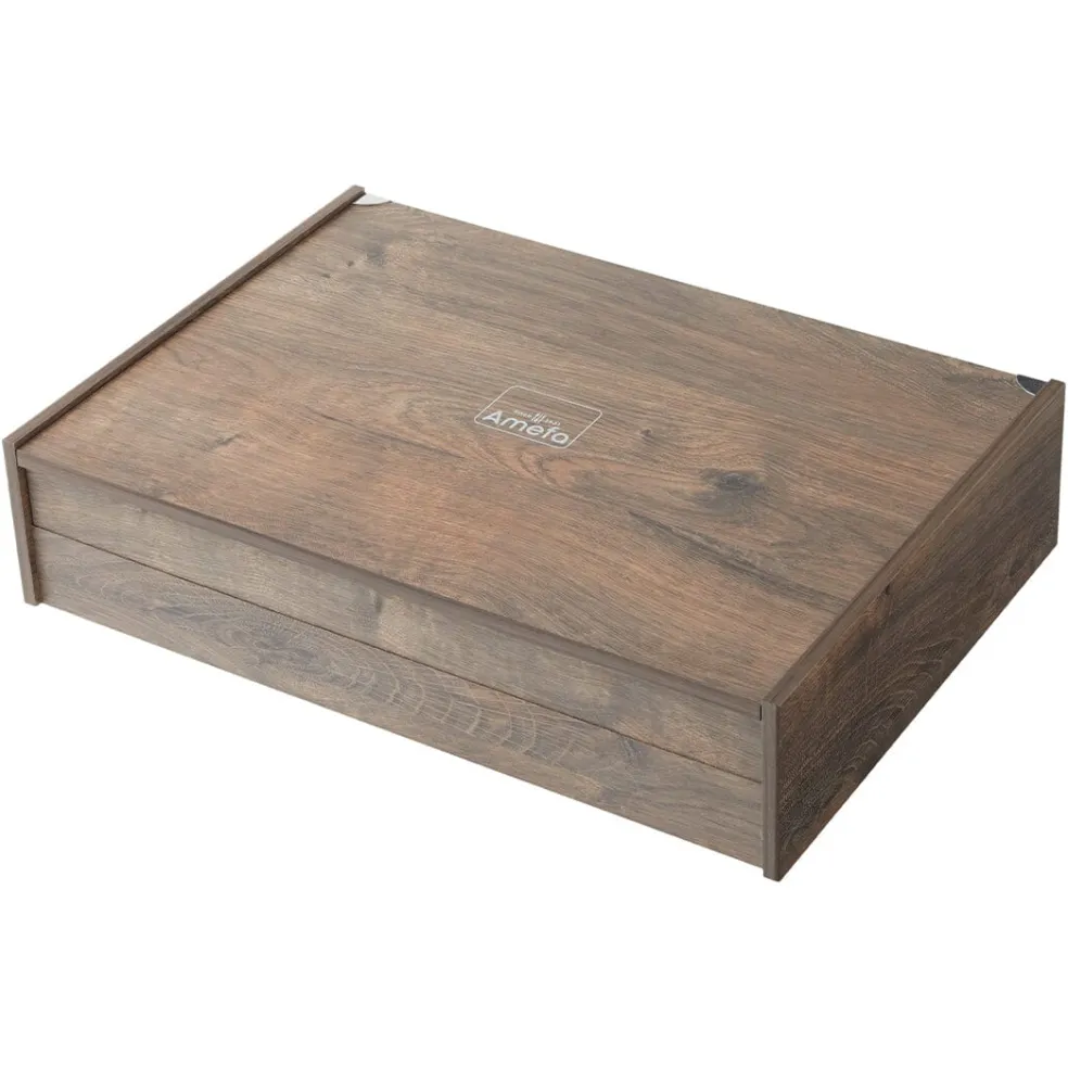 Amefa - Venus 24-delige Bestekset 6 personen Hoogglans Zwart - in luxe kist