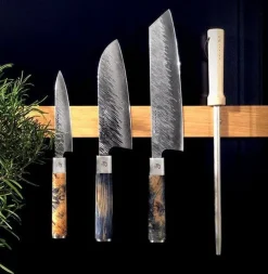 Ame - Japanse Santoku Rain Pattern 18 cm