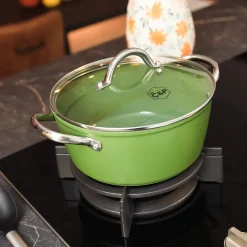 Cook & Pan - Go Green Kookpan 20 cm met glazen deksel
