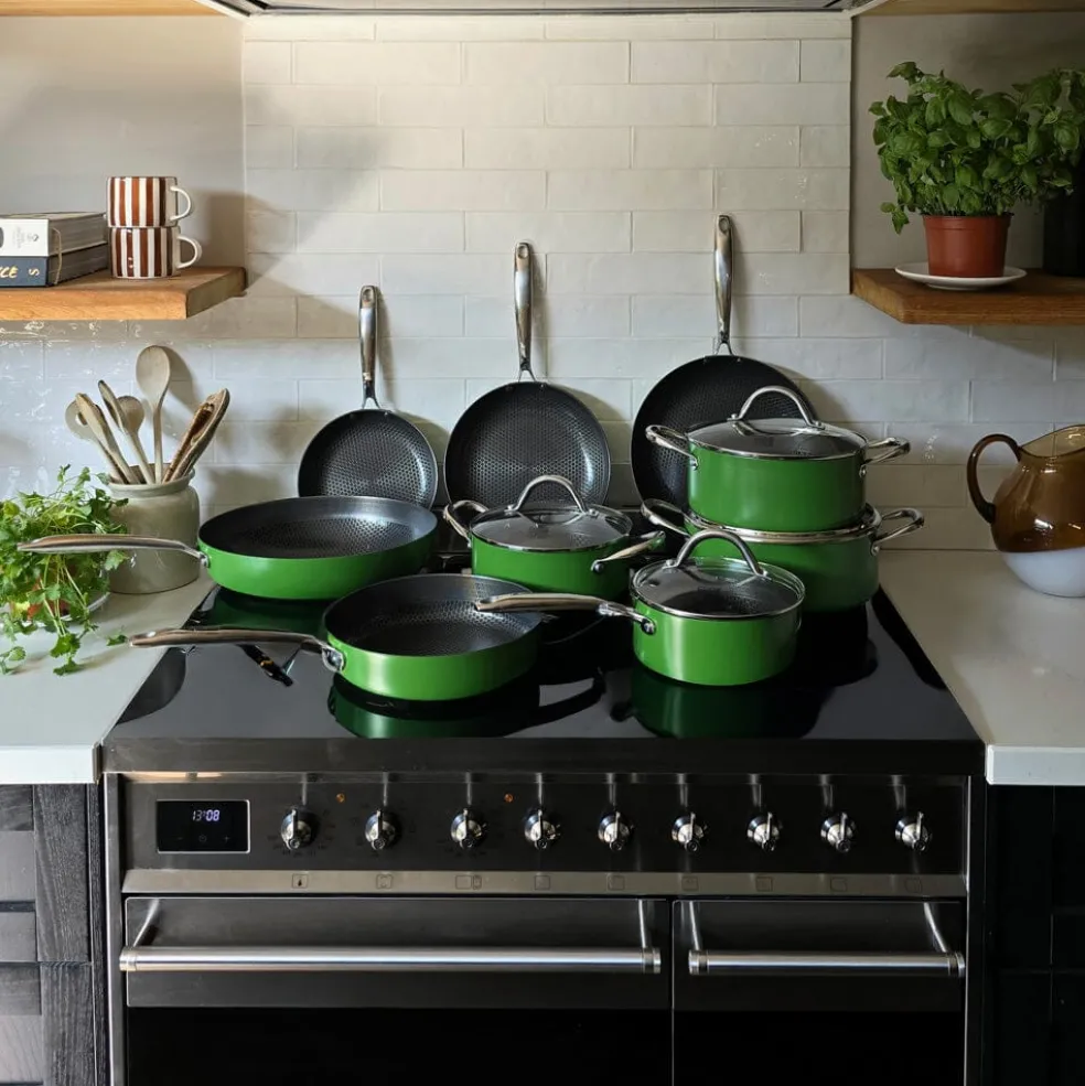 Cook & Pan - Honey Go Green Kookpot 20 cm met glazen deksel