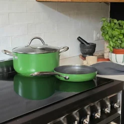 Cook & Pan - Honey Go Green Kookpot 22 cm met glazen deksel