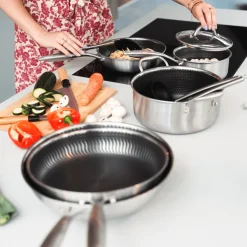 Cook & Pan - Honey RVS Pannenset 9-delig