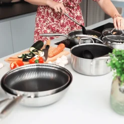 Cook & Pan - Honey RVS Pannenset 5-delig