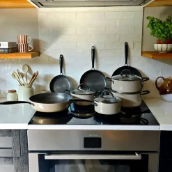 Cook & Pan - Honey Taupe of Mind Kookpot 20 cm met glazen deksel