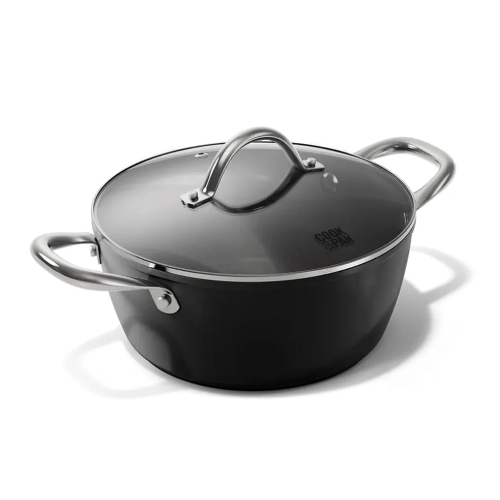 Cook & Pan - Signature Kookpan 24 cm met glazen deksel