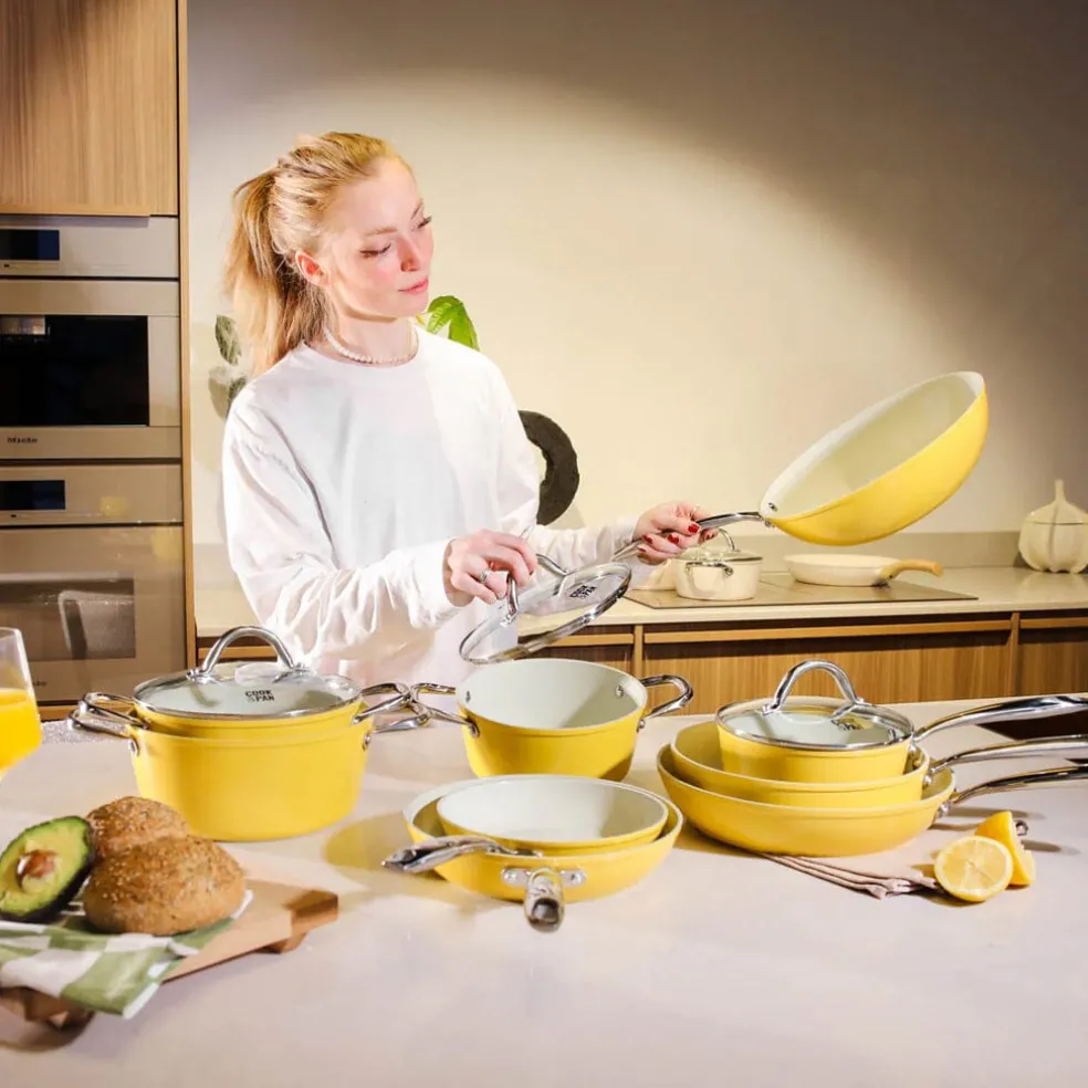 Cook & Pan - Sunny Side Pannenset 9-delig