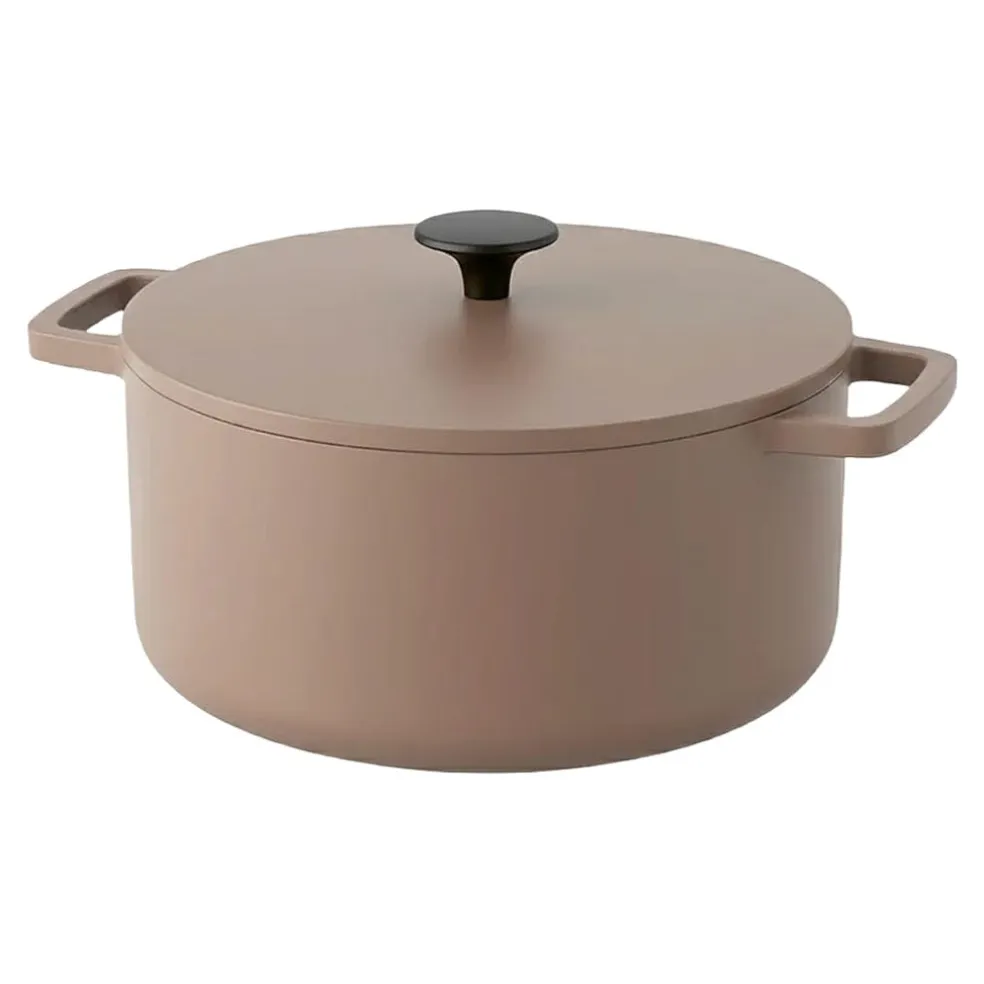 Cook & Pan - Taupe of Mind Gietijzeren Braadpan 28 cm - 6.5 liter