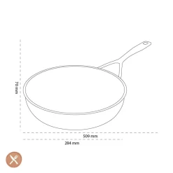 Demeyere - Alu Pro 5 Ceraforce Hoge koekenpan 28 cm