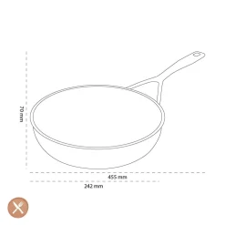 Demeyere - Alu Pro 5 Ceraforce Hoge koekenpan 24 cm