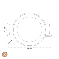 Demeyere - Alu Pro 5 Ceraforce Lage kookpan met deksel 24 cm