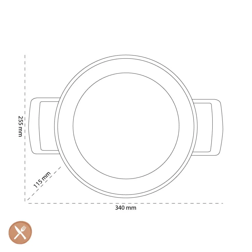 Demeyere - Alu Pro 5 Ceraforce Lage kookpan met deksel 24 cm