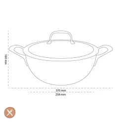 Demeyere - Atlantis 7 Conische sudderpan met deksel 24 cm