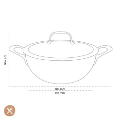 Demeyere - Atlantis 7 Conische sudderpan met deksel 28 cm