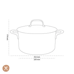 Demeyere - Atlantis 7 Kookpan met deksel 24 cm