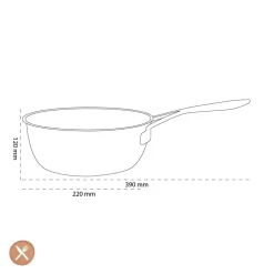 Demeyere - Industry 5 Conische sauteuse 20 cm