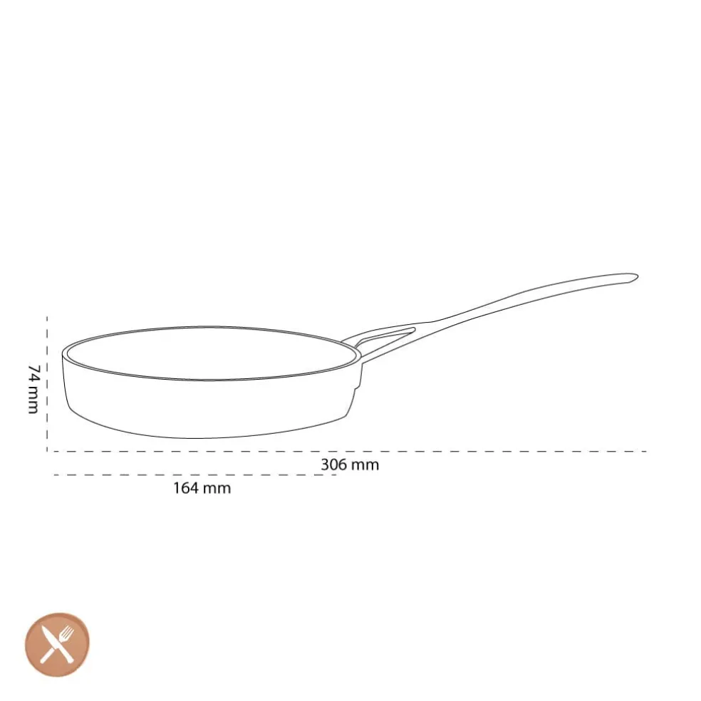 Demeyere - Mini 3 Koekenpan 16 cm