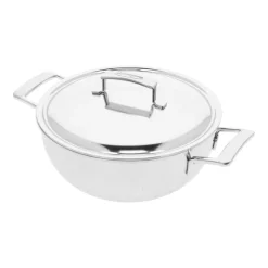 Demeyere - Silver 7 Conische sudderpan 24 cm met deksel