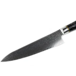 Epoxy Onyx 6-delige Damascus Messenset + Magnetisch Messenblok Dubbelzijdig