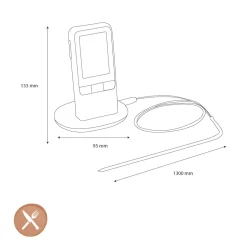 GEFU - Digitale draadloze braadthermometer