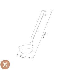 GEFU - Pollepel 9 cm