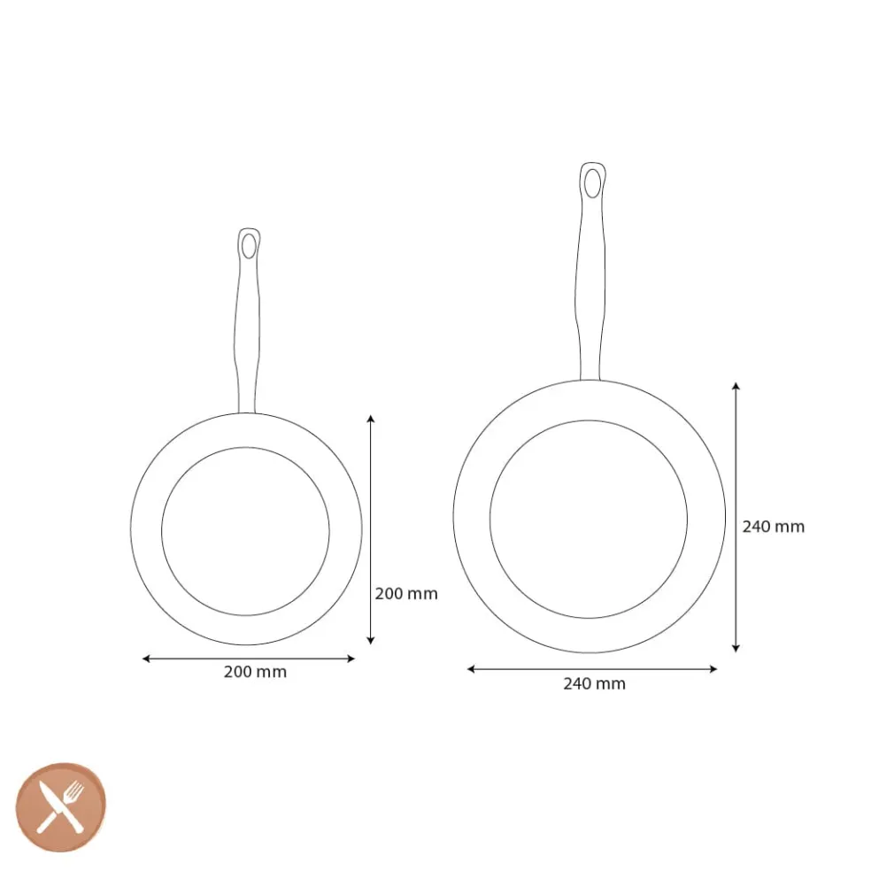 GreenPan - Barcelona Pro 2-delige Koekenpannenset 20/24 cm