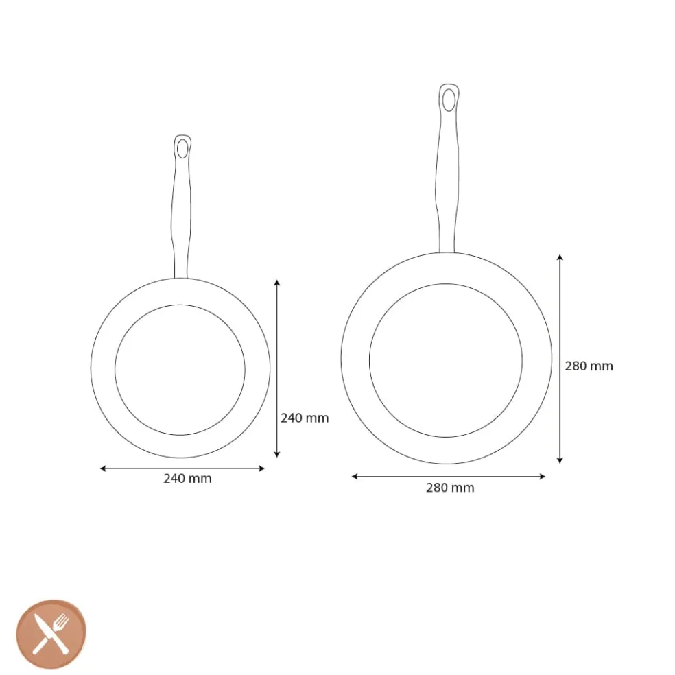 GreenPan - Barcelona Pro 2-delige Koekenpannenset 24/28 cm