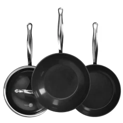 GreenPan - Barcelona Pro 4-delige Pannenset 24/24/28 cm - koekenpan + stoofpan met deksel + wokpan