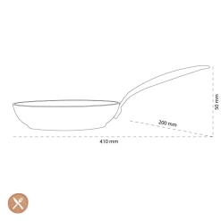 GreenPan - Barcelona Pro koekenpan met keramische antiaanbaklaag 20 cm
