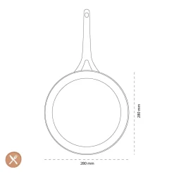 GreenPan - Geneva koekenpan met keramische antiaanbaklaag 28cm