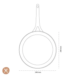 GreenPan - Geneva koekenpan met keramische antiaanbaklaag 24cm