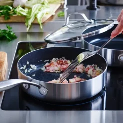 GreenPan - Geneva Stoofpan met keramische antiaanbaklaag met deksel 24cm