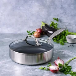GreenPan - Geneva Stoofpan met keramische antiaanbaklaag met deksel 24cm
