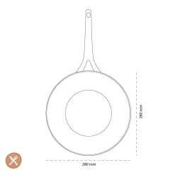 GreenPan - Geneva Wok met keramische antiaanbaklaag 28cm