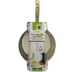 GreenPan - Natural 3-delige pannenset met keramische antiaanbaklaag 20/24/28 cm