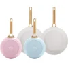 GreenPan - Padova Blush/Light Blue 4-delige Koekenpannenset 20/28 cm