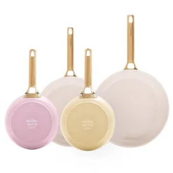 GreenPan - Padova Blush/Sunshine Yellow 4-delige Koekenpannenset 20/24/28 cm