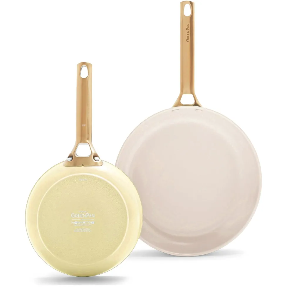GreenPan - Padova Blush/Sunshine Yellow 4-delige Koekenpannenset 20/24/28 cm