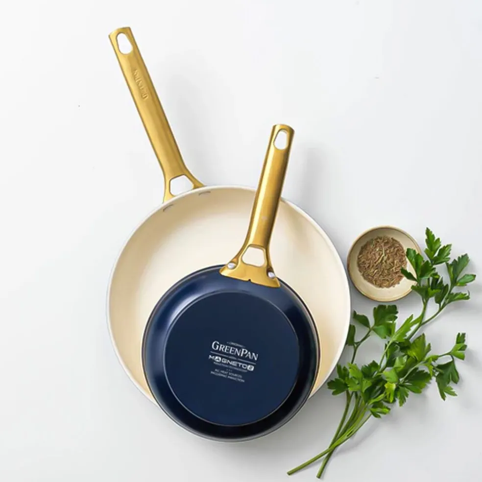 GreenPan - Padova Oxford Blue 2-delige pannenset met keramische antiaanbaklaag 20/26 cm